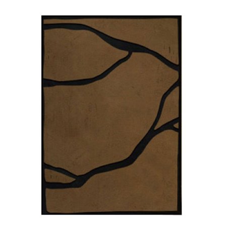 Koristeellinen canvas kehyksellä, 80x120 cm, Ruskea/Musta