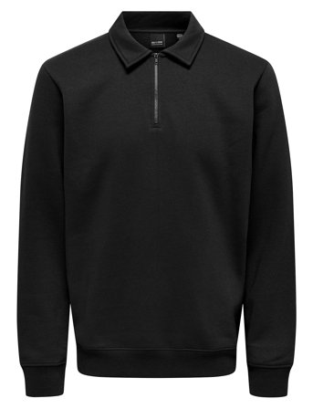 ONLY & SONS | Onsceres 1/4 Zip Sweat Polo | M