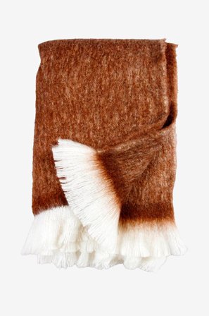 Svanefors - Filt Elva - Brun - Filtar & plädar - 130X130 - Från Homeroom