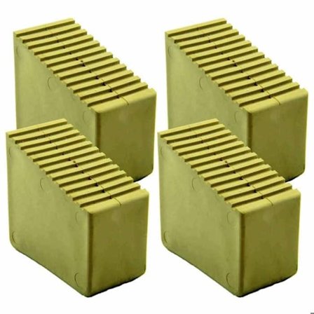 Gummifötter för stegstege, tränummer, stegpinnar 3-8, Liten HALBAU HB40 - 4 st