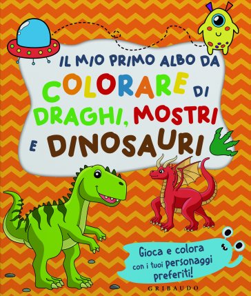 Il mio primo albo da colorare di draghi, mostri NA