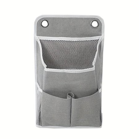 Gratis 2 kroker Hybel Oppbevaring Seng Side Hengende Kurv Student Soverom Oppbevaringspose Seng Side Vegg Oppbevaring Stoff Hengende Ba [DB]