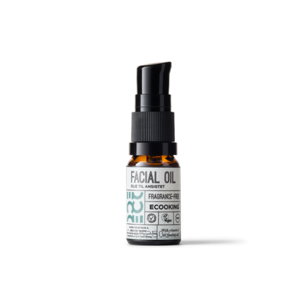 Ecooking Facial Oil 10 ml - Nærende, Intens Fugt, Hudstrålende, Cellefornyelse med Vitaminer & Olier