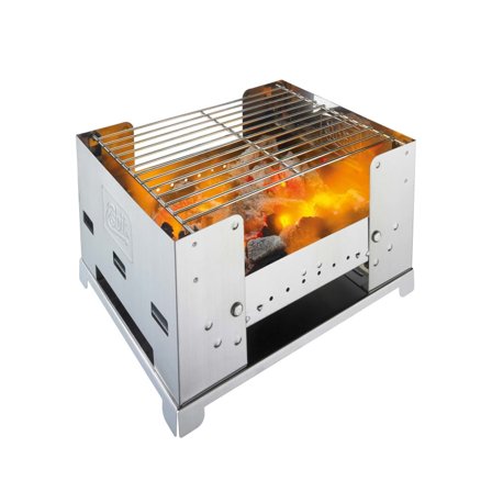 Esbit Stainless Steel Foldable Bbq Box camping stoves Metal OneSize