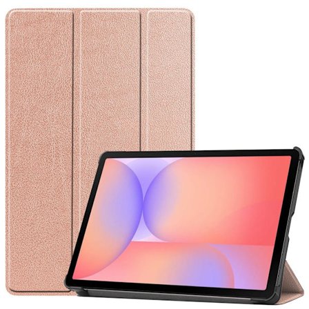 För Samsung Galaxy Tab S10 Lite / S10 FE / S9 FE Fodral med Stativ - Rose Gold