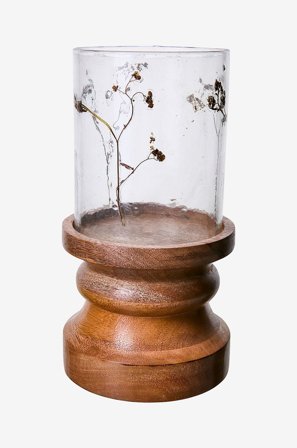 Affari of Sweden - Lysestage Leaf - Transparent - Lysestager & lanterner - Fra Homeroom