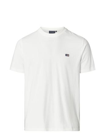 Max Classic Organic Cotton Tee Tops T-shirts Short-sleeved White Lexington Clothing
