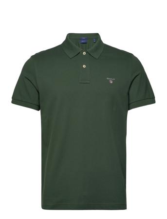 Original Pique Ss Rugger Green GANT
