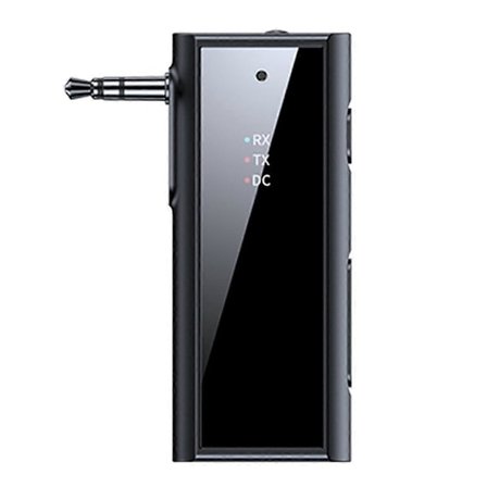 Bil Bluetooth Sändare Mottagare Bluetooth 5.1 AUX Adapter Portabel Trådlös Ljudadapter för Bil Hörlurar Högtalare