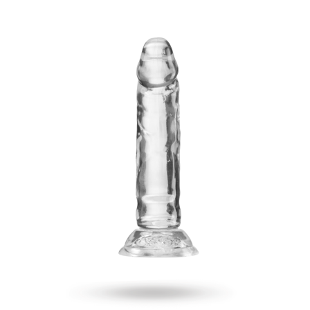 Vuxen: Clear dildo 16 cm