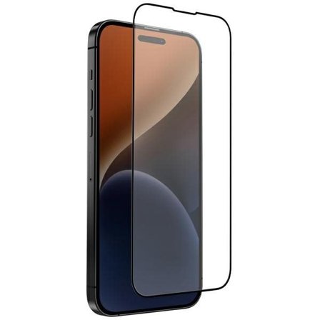 Uniq Optix Matte frostet herdet glass for iPhone 15 Plus / 14 Pro Max med applikator