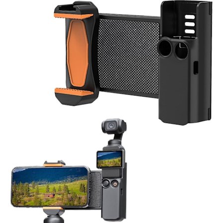 Osmo Pocket 3 förlängningshållare kompatibel med DJI Osmo Pocket 3, telefonhållare Pocket 3 förlängningsadapter kompatibel med DJI Pocket 3 tillbehör