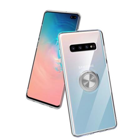 Skal Med Ringhållare Samsung Galaxy S10 Transparent