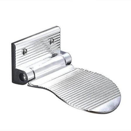 Vægmonteret Brusefodstøtte i Aluminium med Anti-slip og Foldbar