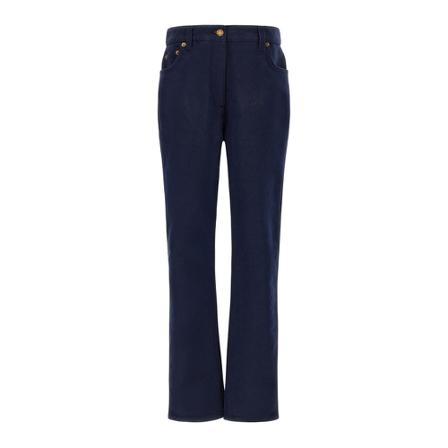Moschino, Flared Jeans Blauw, Dames, Maat:S