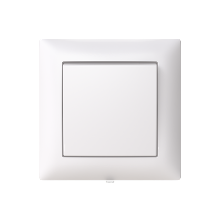 ABB Saga 1066UW-916 Strømbryter trapp, med ramme, Strømbrytere & vegguttak