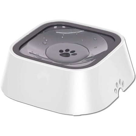 Hundskål Hund Vatten Skål Spill-Free Husdjur Vatten Skål Hundskål Husdjur Vatten Dispenser Anti-Slip Mat Skål för Hundar och Katter