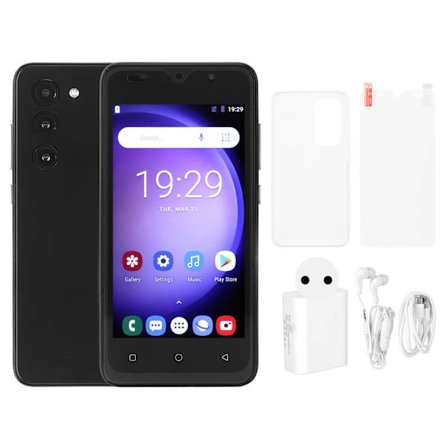 S23 Plus 5 tuuman älypuhelin 3G 4GB RAM 32GB ROM Android 10 Dual SIM 100-240V Musta EU-pistoke