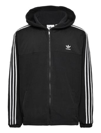 Adidas Originals Adidas Adicolor 3Stripes Teddy Fleece Hoodie Svart