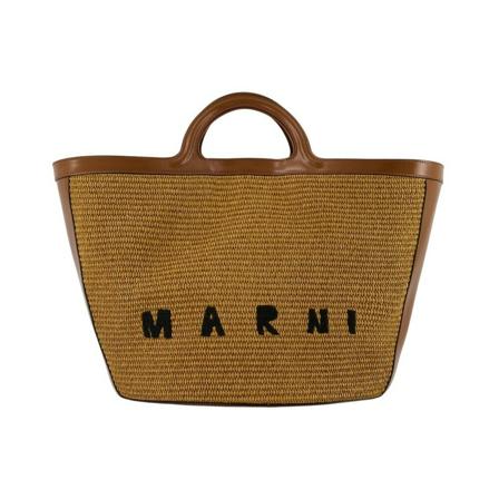 Marni Tote Tass , Bruin , Dames , Maat: ONE Size Shoppers