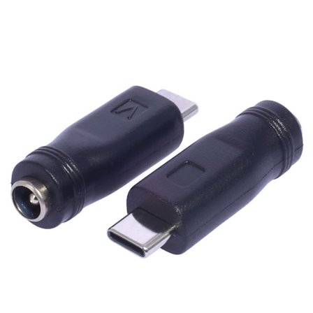 DC5521 Strömomvandlingsadapter till Typ-C/Mini USB/Micro USB-konverteradapter