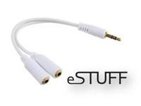 eSTUFF Lydsplitter - ministereojakk (hunn) til ministereojakk (hann)