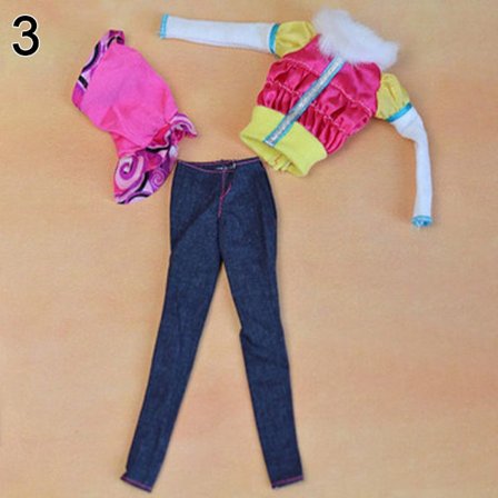 Blommiga jeans läderbyxor 3 3