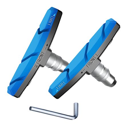 1 par Slitesterk Sykkel Silent Bremseklosser Riding Brake Mount Pad