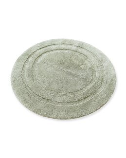 Badrumsmatta Turin rund 70 cm ø Grön - Classic Textiles
