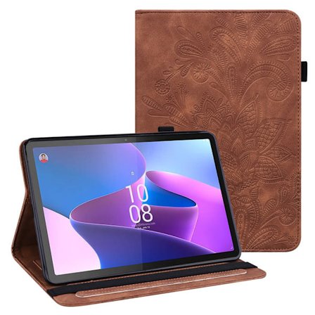 SKALO Lenovo Tab P11 Gen 2 Mandala Fodral - Brun