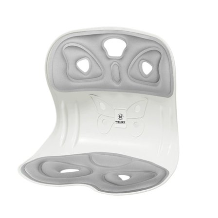 Sædehynde, ryglænshynde til stole, ryg- og lændestøtte åndbart stof kronbladformet kontorstol siddepude trykaflastning