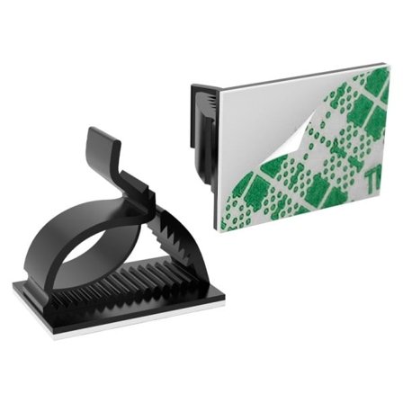 60 STK Selv klebende kabel styring organisering klemmer justerbar skrivebord ryddig wire ledning fikser feste klemmer