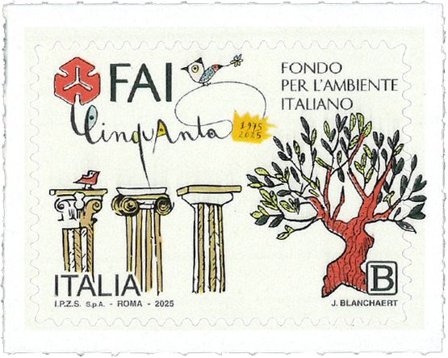 Italien - FAI 2025 - Postfrisk frimærke