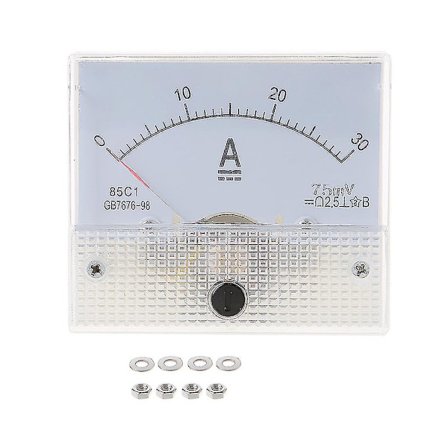 2,5 tarkkuuden analoginen virtapaneelimittari ampeerimittari osoitintyyppinen virtatestari(30A)