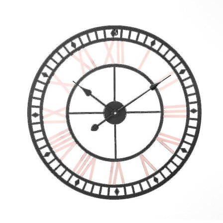 80 cm romerska siffror metall C