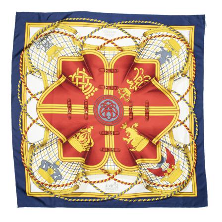 Hermès Vintage, Pre-owned Scarf Geel, Dames, Maat:ONE Size