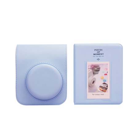 Etui til Instax Mini 11 12, med album (Blå)