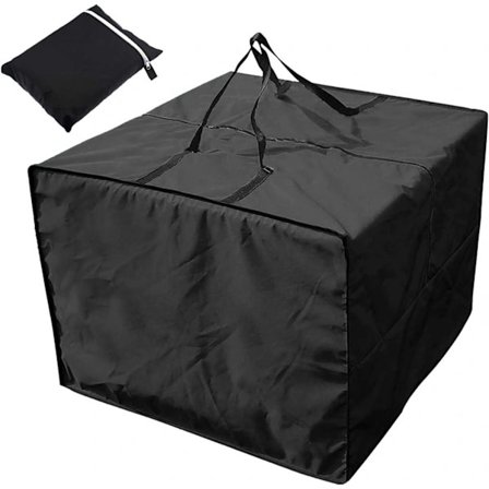 Oppbevaring for hagemøbelputer, vanntett multifunksjonelt beskyttelse, 80x80x60cm, Svart-FA-