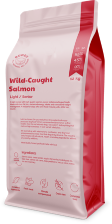 Buddy Wild Caught Salmon kuivaruoka, 12 kg
