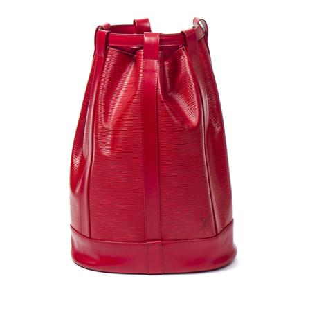 Louis Vuitton Vintage Pre-owned Bucket Bags Rød, Dame Vintage Tasker, Størrelse: ONE Size