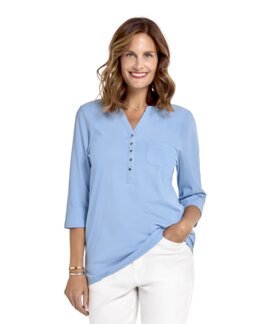 Tunika med 3/4 ärm Beata Ljusblå - 48/50 - Åshild