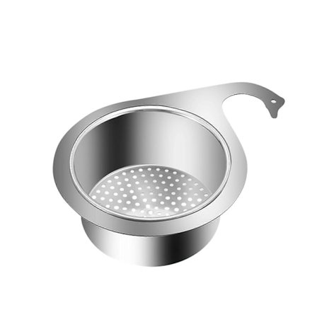 Rostfri Svan Diskho Sil Korg, Kranhängande Filterkorg NY