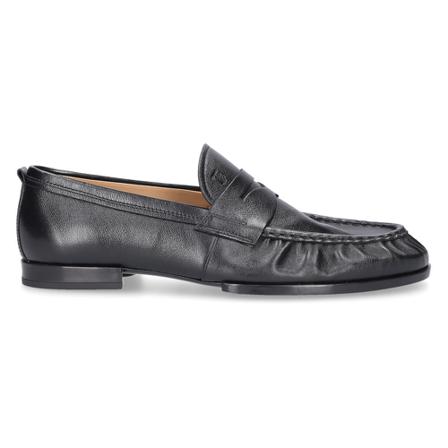 Tod's M02E0 Instappers , Zwart , Heren , Maat: 46 EU Instappers & Slip ons