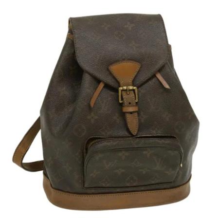 Louis Vuitton Vintage, Pre-owned Leather backpacks Bruin, Dames, Maat:ONE Size