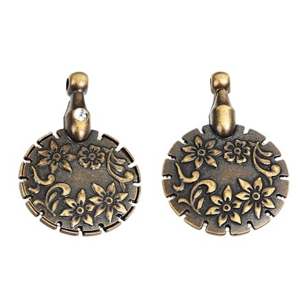 2 st Garnklipparhängen Antik Guld Silver Metalltrådsskärare