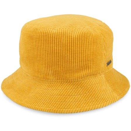 Stetson - Yellow - bucket - Hat - Corderoy Manchester Yellow Bucket - Hatstore