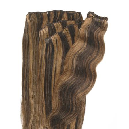 Hårträns 100% Remy Hår Vågig 45cm #12/4