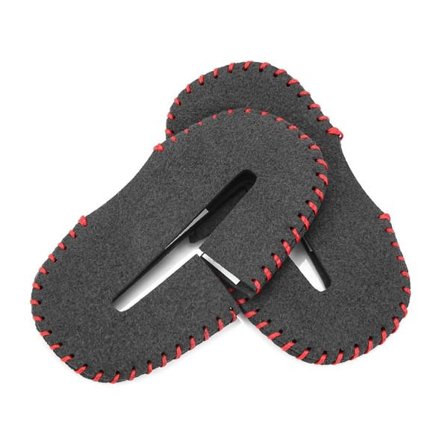 Universal bil säte bälte spänne klämma skydd läder interiör knapp fodral