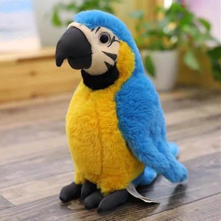 25cm naturtrogen papegoja plyschleksaker mjuk simulering Psittacidae Ara plyschleksak söta vilda djur fåglar dockor barn barn present