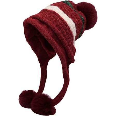 Naisten pehmeä neulottu talvipipo